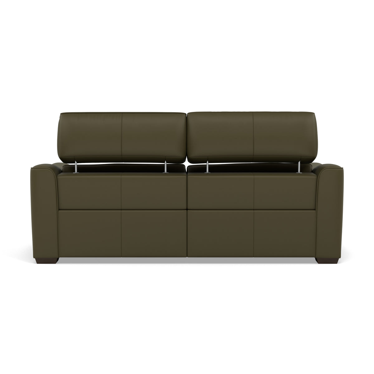 Beck Small 3 Seater Recliner Sofa - 2.5 Seater Sofa with 2 Power Recliners (Compact) Cat 20S - Power Recliner with USB — NWS-548E DARK OLIVE, gallery image 2