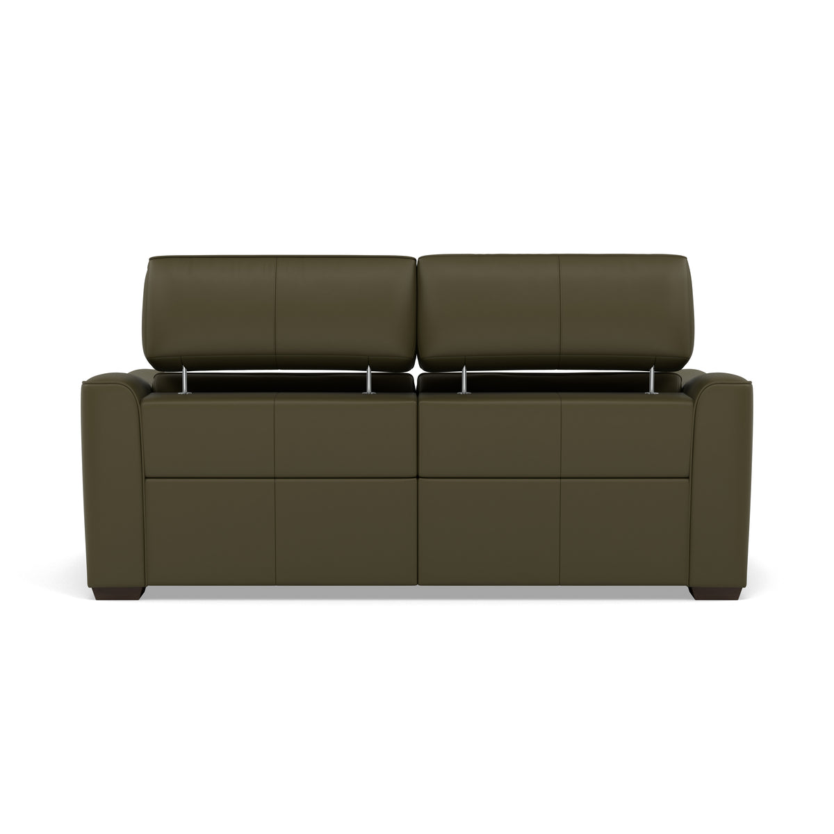 Beck 3 Seater Recliner Sofa - 2.5 Seater Sofa with 2 Power Recliners Cat 20S - Power Recliner with USB — NWS-548E DARK OLIVE, gallery image 2