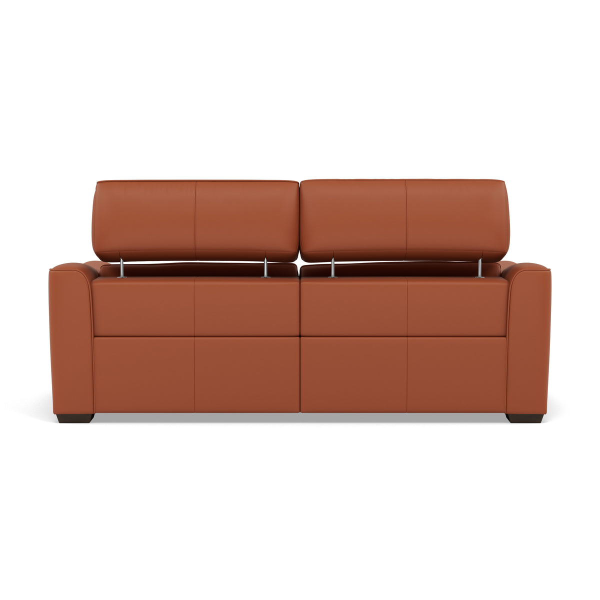 Beck Small 3 Seater Recliner Sofa - 2.5 Seater Sofa with 2 Power Recliners (Compact) Cat 20S - Power Recliner with USB — NWS-605D WARM BROWN, gallery image 2