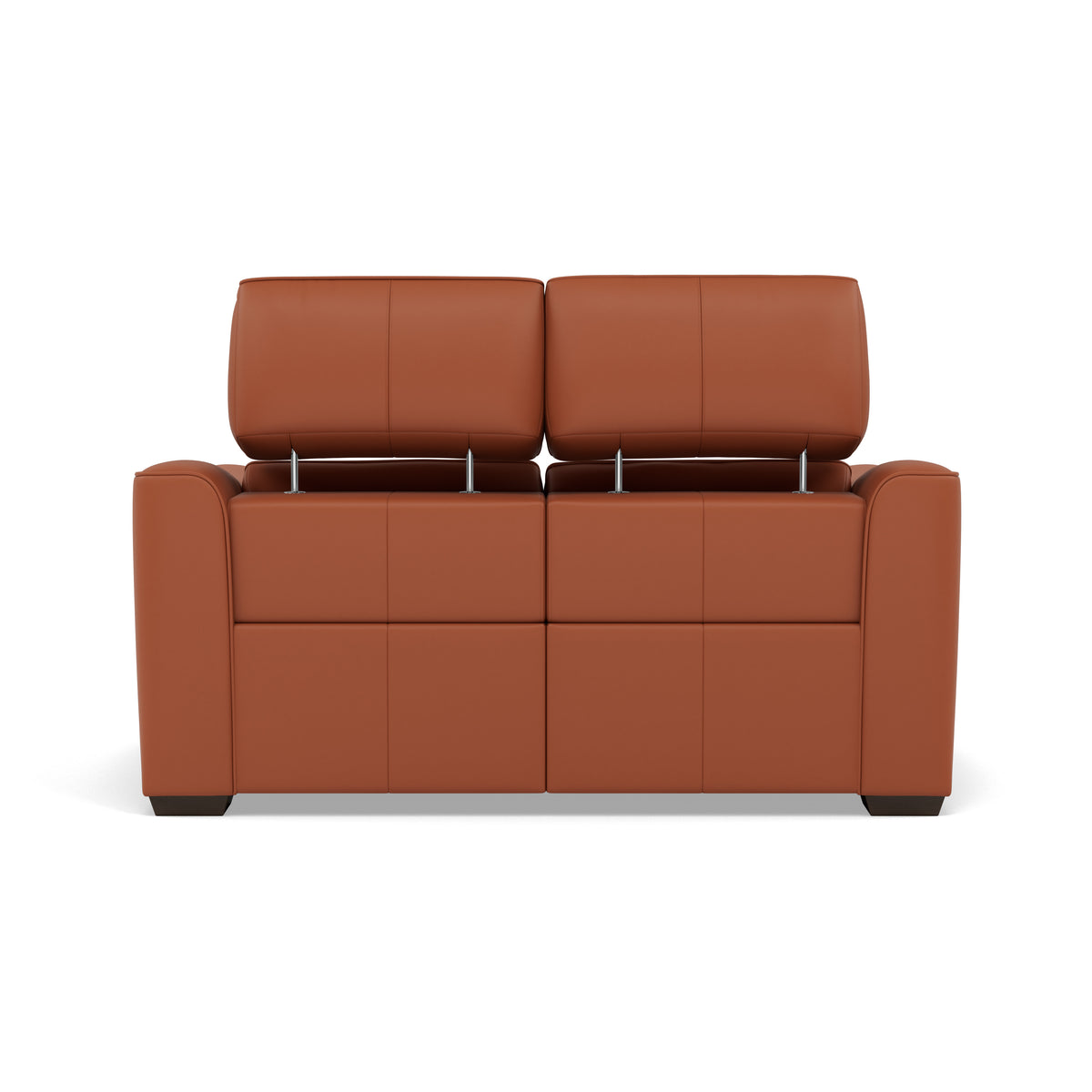 Beck 2 Seater Recliner Sofa - 2 Seater Sofa with 2 Power Recliners Cat 20S - Power Recliner with USB — NWS-605D WARM BROWN, gallery image 2