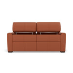 Beck 3 Seater Recliner Sofa - 2.5 Seater Sofa with 2 Power Recliners Cat 20S - Power Recliner with USB — NWS-605D WARM BROWN, gallery image 2