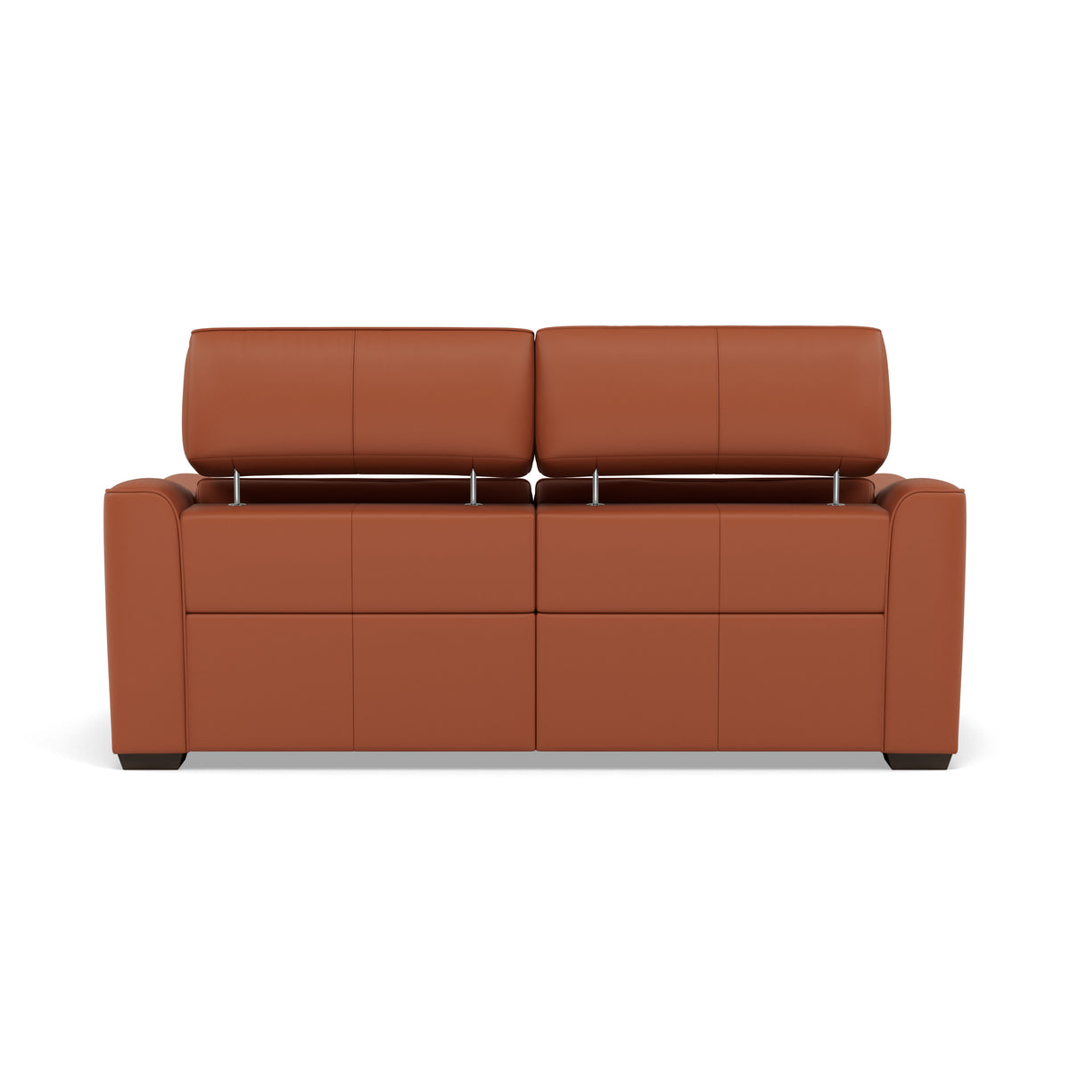 Beck 3 Seater Recliner Sofa - 2.5 Seater Sofa with 2 Power Recliners Cat 20S - Power Recliner with USB — NWS-605D WARM BROWN, gallery image 2