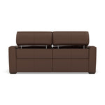 Beck Small 3 Seater Recliner Sofa - 2.5 Seater Sofa with 2 Power Recliners (Compact) Cat 20S - Power Recliner with USB — NWS-512E CACAO BROWN, gallery image 2