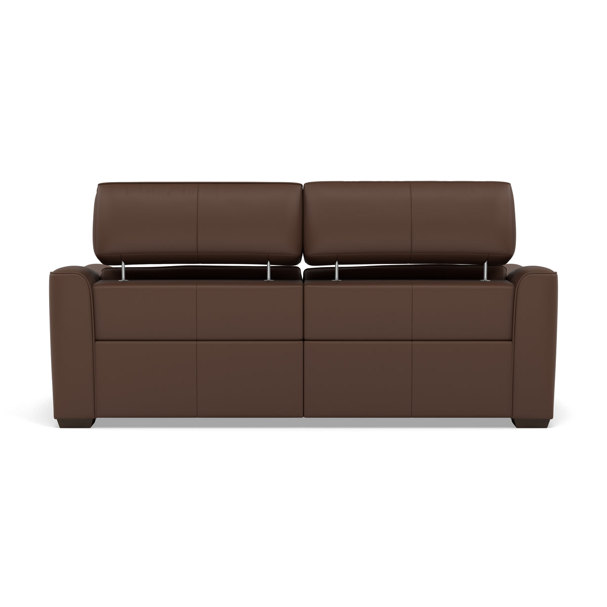 Beck Small 3 Seater Recliner Sofa - 2.5 Seater Sofa with 2 Power Recliners (Compact) Cat 20S - Power Recliner with USB — NWS-512E CACAO BROWN, gallery image 2