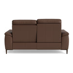Loma Small 3 Seater Recliner Sofa - 2.5 Seater Sofa with 2 Power Recliners (Compact) USB Cat 20S - Power Recliner with USB — NWS-512E CACAO BROWN, gallery image 2