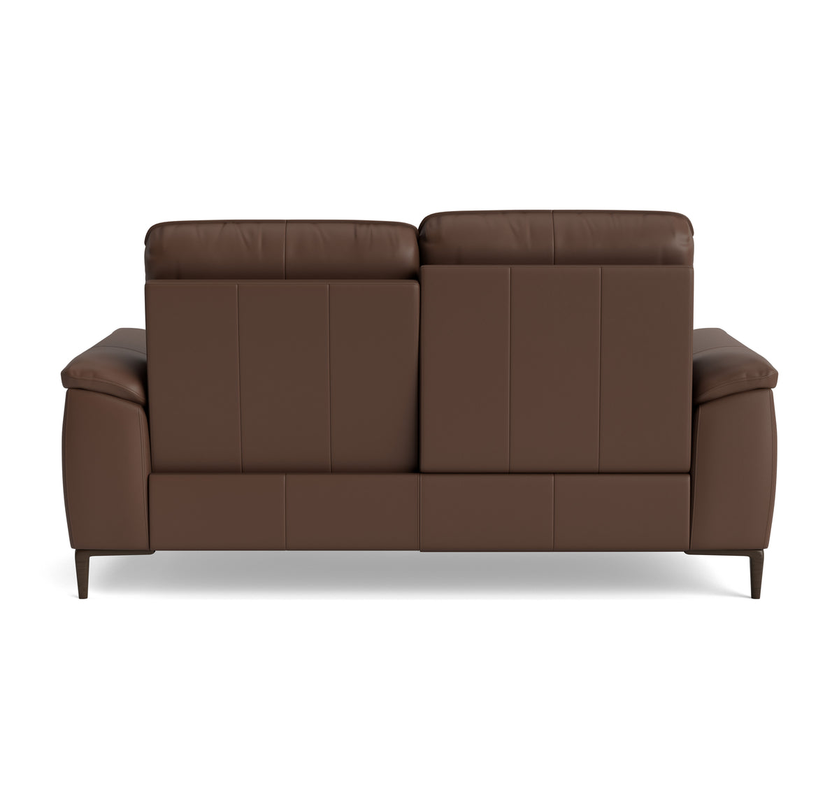 Loma Small 3 Seater Recliner Sofa - 2.5 Seater Sofa with 2 Power Recliners (Compact) USB Cat 20S - Power Recliner with USB — NWS-512E CACAO BROWN, gallery image 2