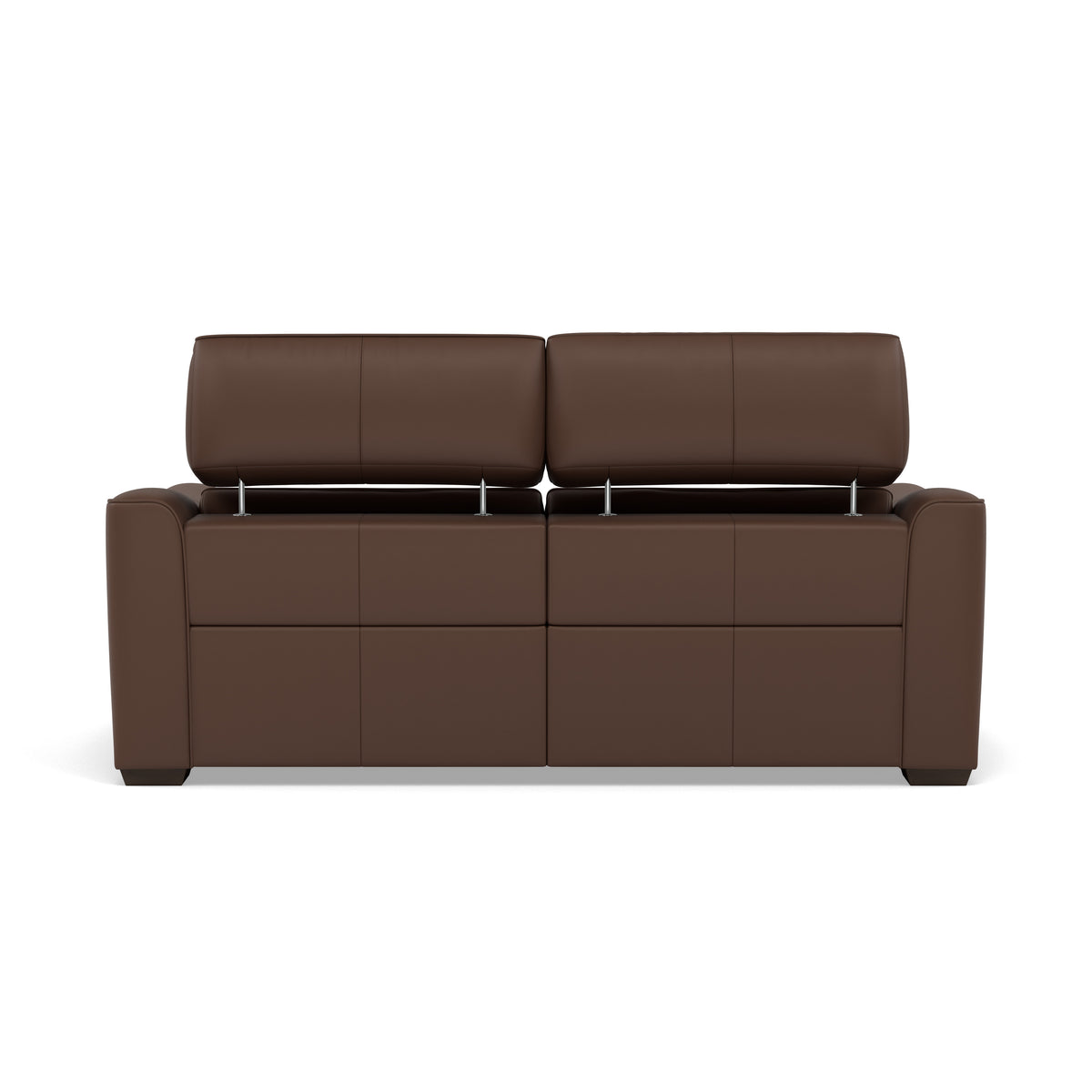 Beck 3 Seater Recliner Sofa - 2.5 Seater Sofa with 2 Power Recliners Cat 20S - Power Recliner with USB — NWS-512E CACAO BROWN, gallery image 2