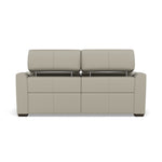 Beck 3 Seater Recliner Sofa - 2.5 Seater Sofa with 2 Power Recliners Cat 20S - Power Recliner with USB — NWS-516E LIGHT GREY, gallery image 2
