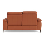 Loma Small 3 Seater Recliner Sofa - 2.5 Seater Sofa with 2 Power Recliners (Compact) USB Cat 20S - Power Recliner with USB — NWS-605D WARM BROWN, gallery image 2
