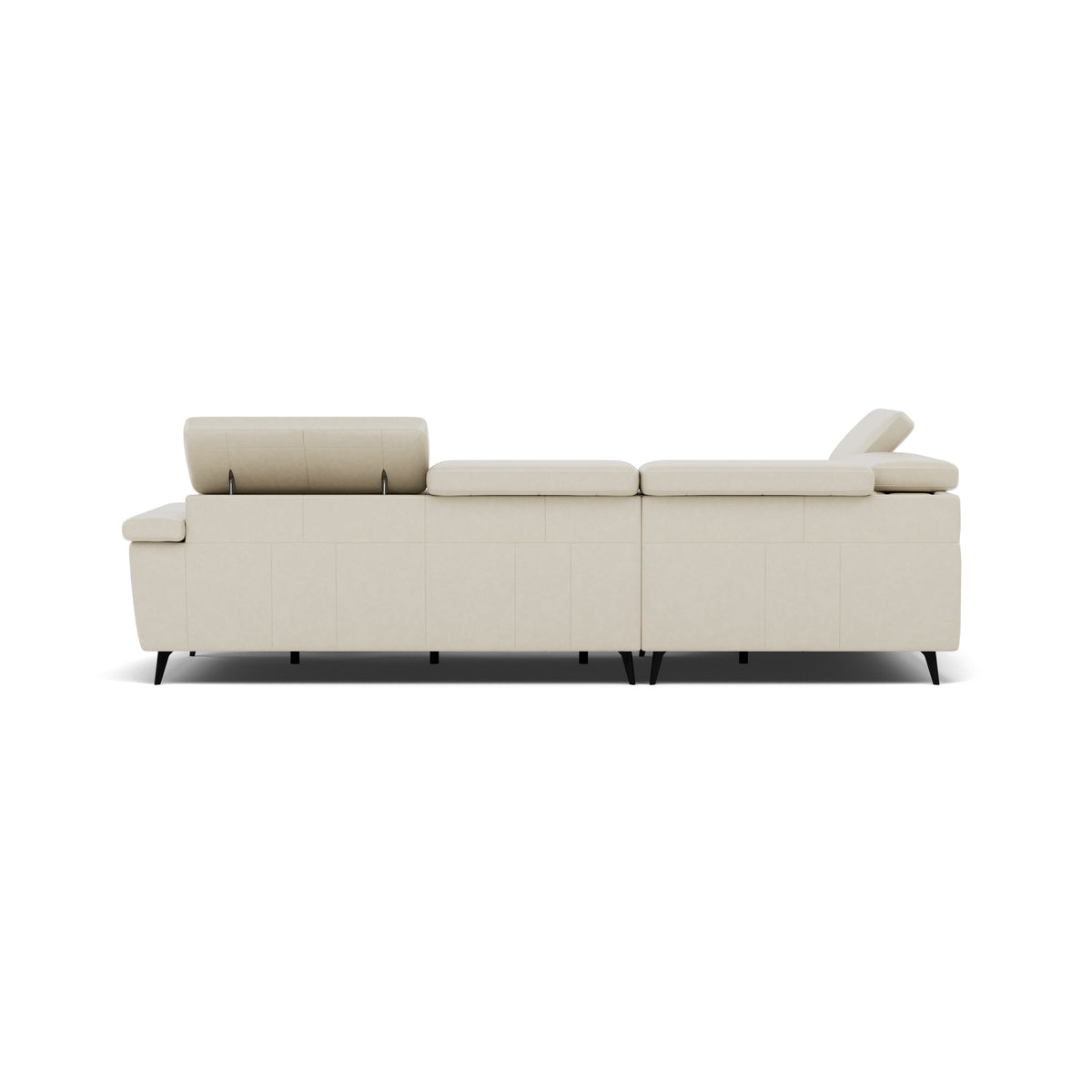 Sparta Corner Recliner Sofa - Combination 4 - Right Hand Facing Sofa Corner Group (Two Motors) Cat NL/O/S - Right Hand Facing - Power with Power Headrest & USB — O7015 Oslo Light Grey, gallery image 2