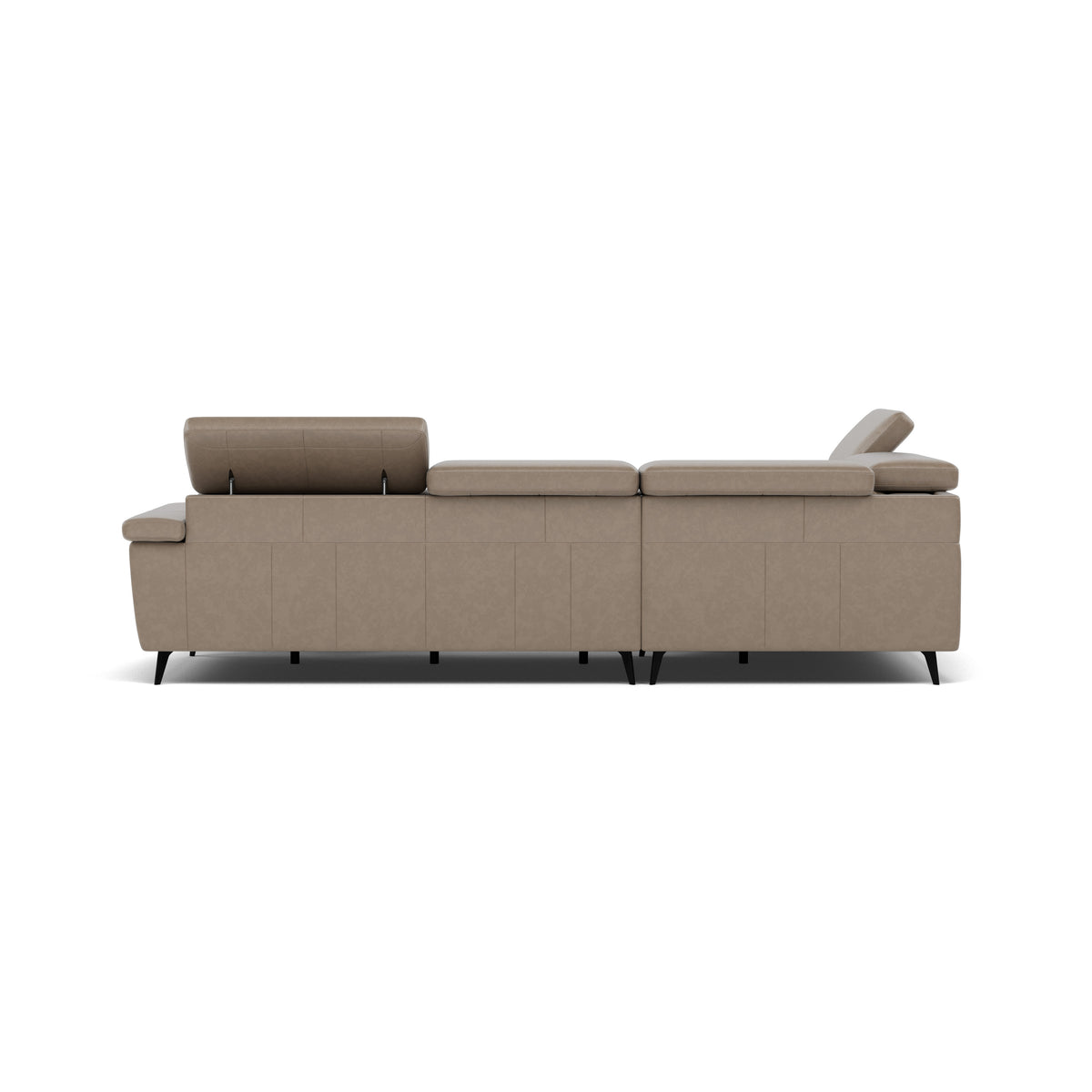 Sparta Corner Recliner Sofa - Combination 4 - Right Hand Facing Sofa Corner Group (Two Motors) Cat NL/O/S - Right Hand Facing - Power with Power Headrest & USB — O7023 Oslo Elephant Grey, gallery image 2