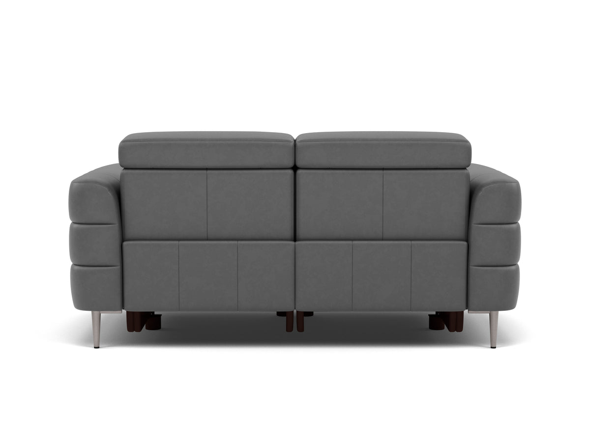 Hoy 2 Seater Sofa - 2 Str Static W/Manual Headrest Cat NL/O — O7300 Orlando Dark Grey, gallery image 2