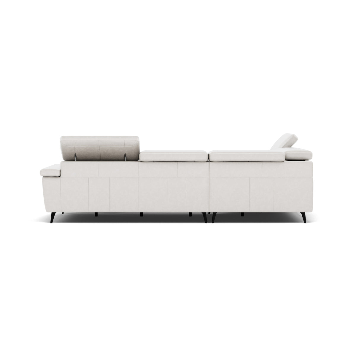 Sparta Corner Recliner Sofa - Combination 4 - Right Hand Facing Sofa Corner Group (Two Motors) Cat NL/O/S - Right Hand Facing - Power with Power Headrest & USB — O7304 Orlando Quiet Grey, gallery image 2