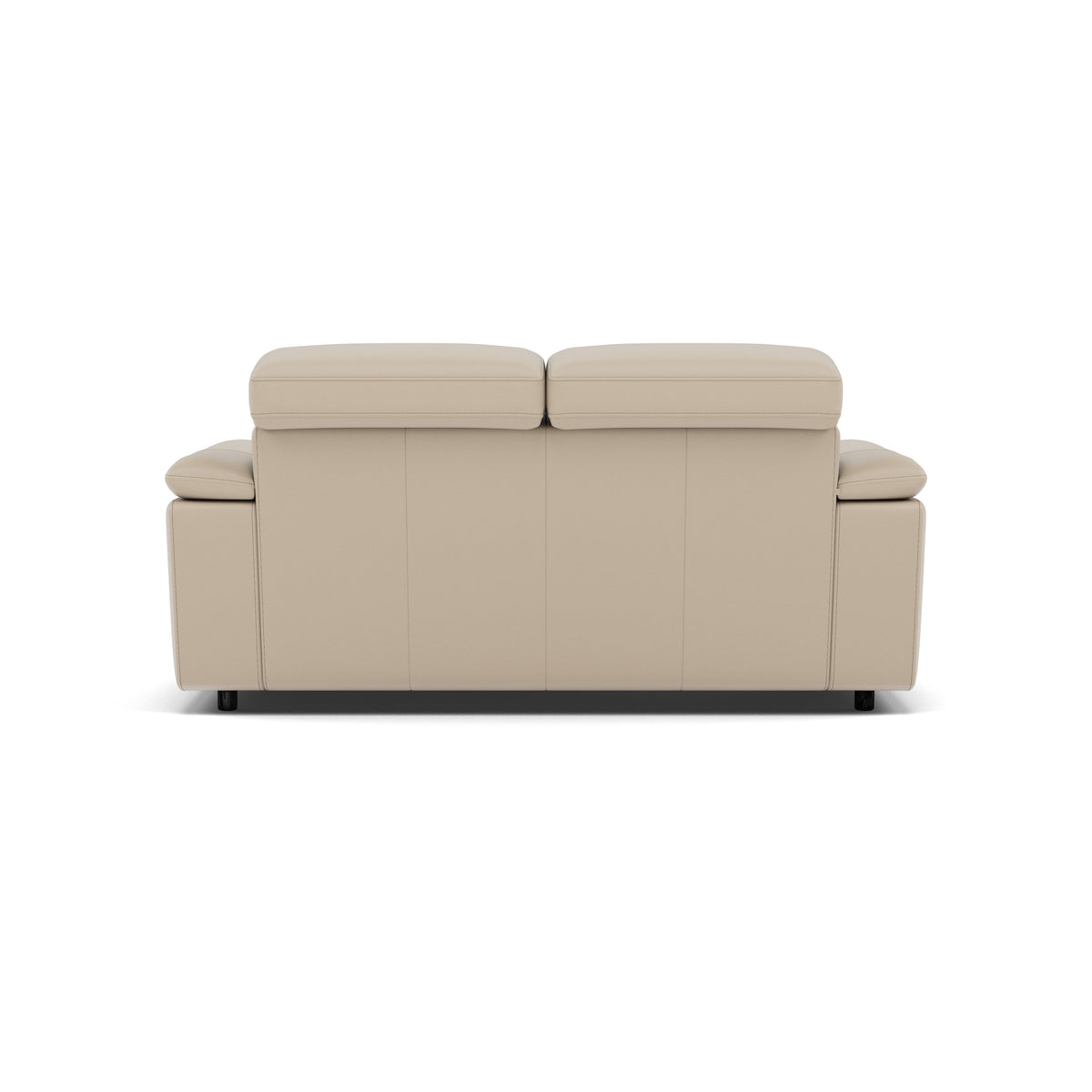 Nicoletti Rossini 2 Seater Recliner Sofa - 2 Seater Sofa Power Recliner & Power Headrest CB - Power with Power Headrest & USB — Torello PS Fango 352, gallery image 2