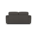 Nicoletti Rossini 2 Seater Recliner Sofa - 2 Seater Sofa Power Recliner & Power Headrest CB - Power with Power Headrest & USB — Torello PS Grigio Scuro 327, gallery image 2