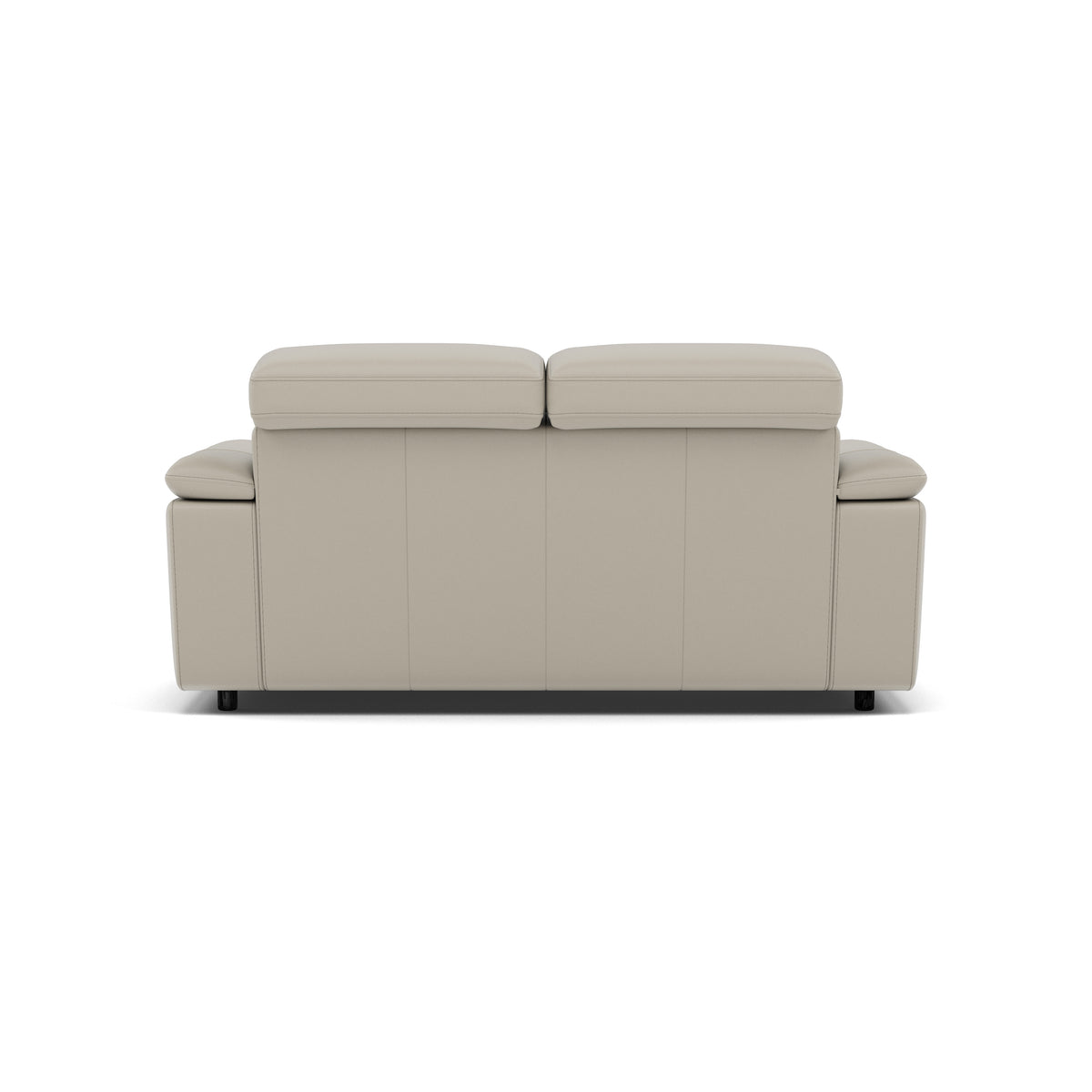 Nicoletti Rossini 2 Seater Recliner Sofa - 2 Seater Sofa Power Recliner & Power Headrest CB - Power with Power Headrest & USB — Torello PS Tortora 328, gallery image 2