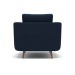 Phoebe Armchair - Chair Grade B — Plush Velvet Indigo / Weathered Oak, gallery image 2