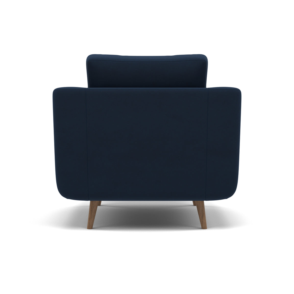 Phoebe Armchair - Chair Grade B — Plush Velvet Indigo / Weathered Oak, gallery image 2