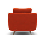 Phoebe Armchair - Chair Grade B — Plush Velvet Paprika / Weathered Oak, gallery image 2
