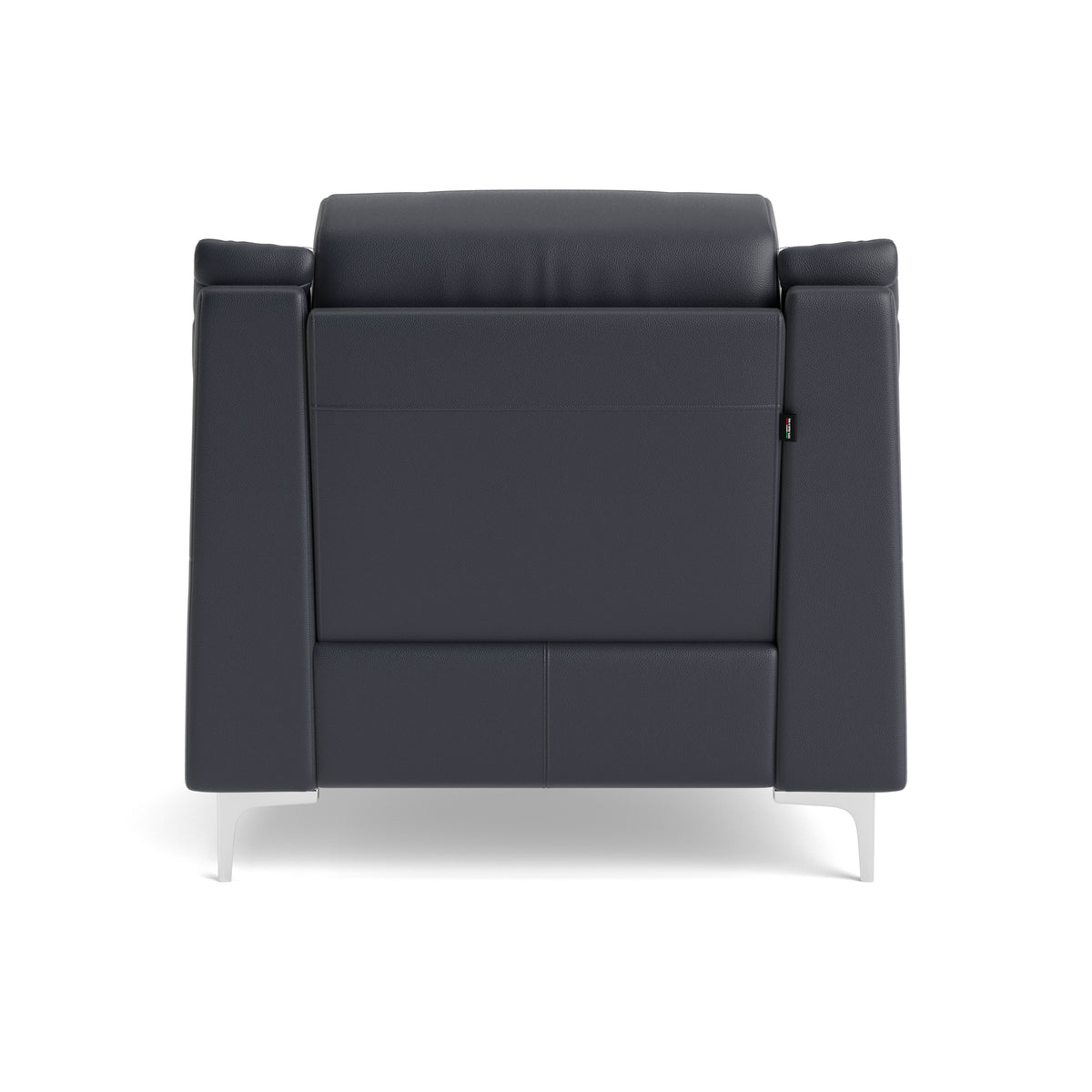 Nicoletti Carmen Recliner Armchair - Power Recliner Chair CB - Power Recliner with USB — Feet: Shiny Metal / Torello PS Blu -S 81, gallery image 2