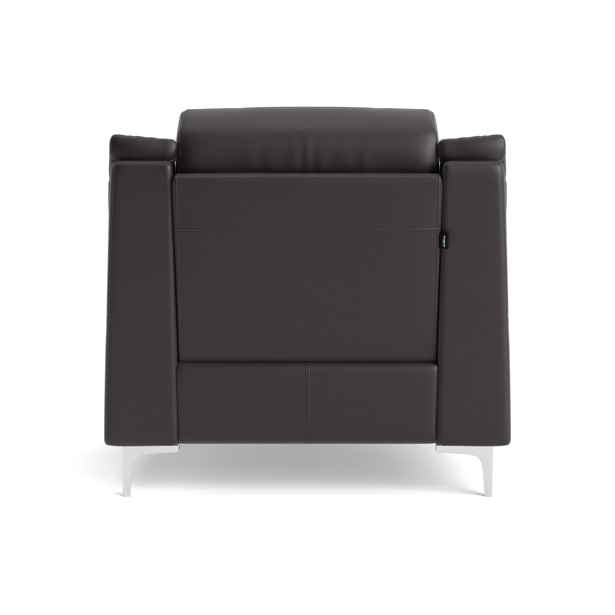 Nicoletti Carmen Recliner Armchair - Power Recliner Chair CB - Power Recliner with USB — Feet: Shiny Metal / Torello PS Chocol -S 91, gallery image 2