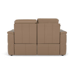 Nicoletti Giacomo 2 Seater Recliner Sofa - 2 Seater Sofa Power Recl Lumber Support CB Torello - Power With Power Headrest Footrest Lumbar & USB — Torello PS 312 Taupe, gallery image 2
