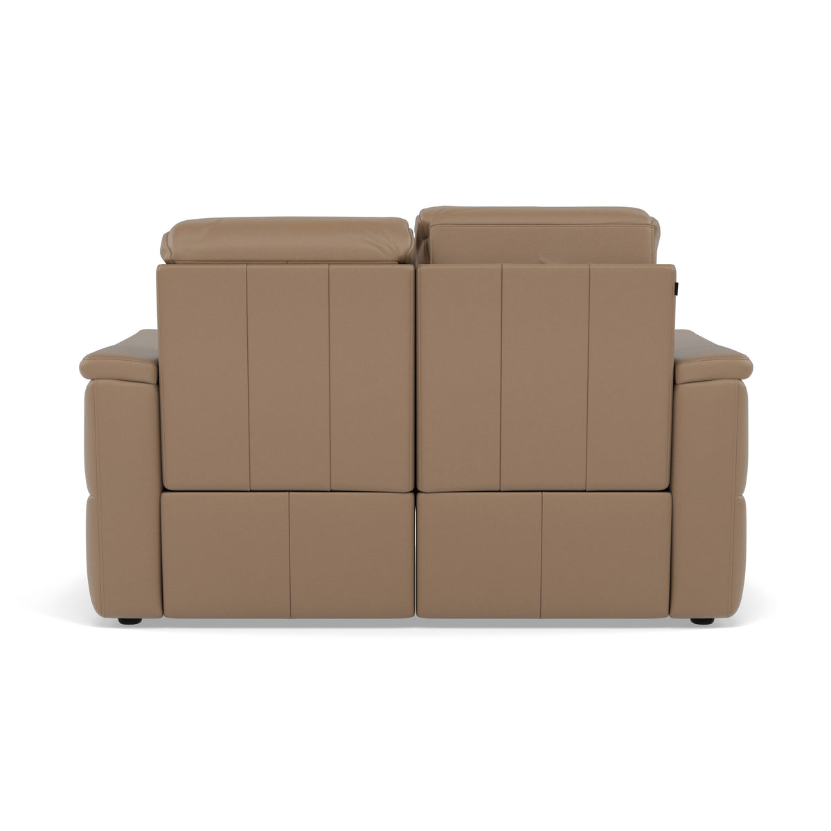 Nicoletti Giacomo 2 Seater Recliner Sofa - 2 Seater Sofa Power Recl Lumber Support CB Torello - Power With Power Headrest Footrest Lumbar & USB — Torello PS 312 Taupe, gallery image 2