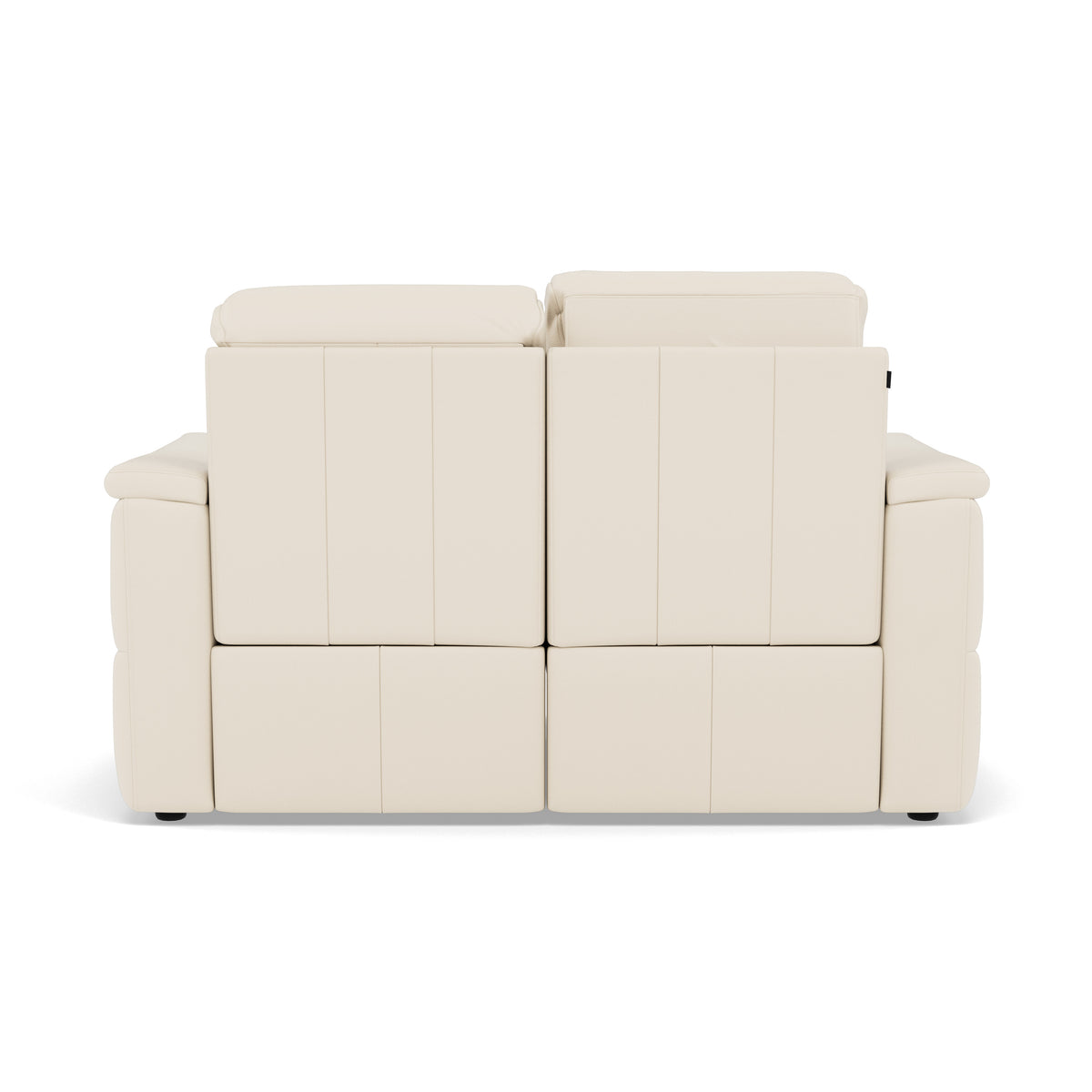 Nicoletti Giacomo 2 Seater Recliner Sofa - 2 Seater Sofa Power Recl Lumber Support CB Torello - Power With Power Headrest Footrest Lumbar & USB — Torello PS Bianco 93, gallery image 2