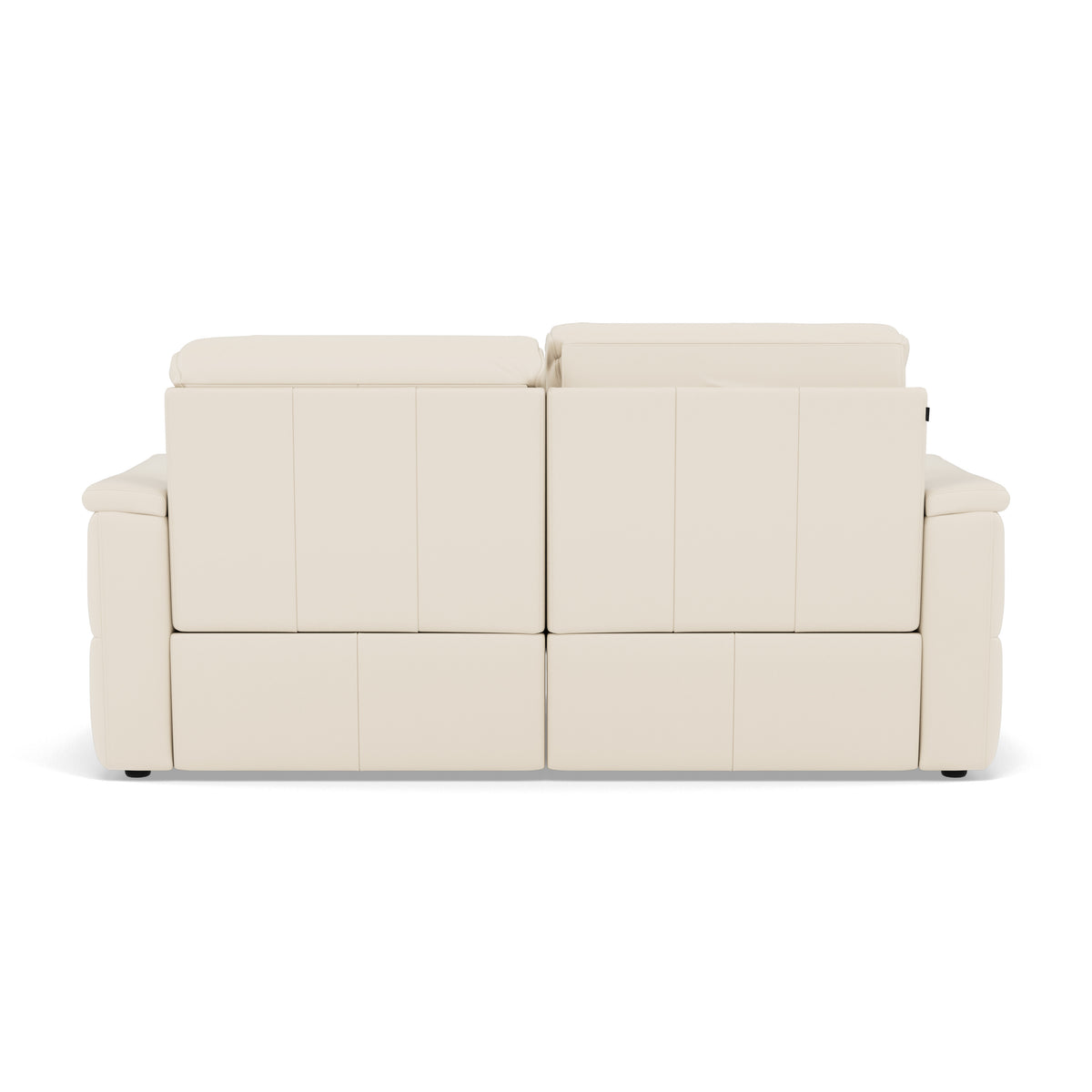 Nicoletti Giacomo 3 Seater Recliner Sofa - 3 Seater Sofa Power Recl Lumber Support CB Torello - Power With Power Headrest Footrest Lumbar & USB — Torello PS Bianco 93, gallery image 2