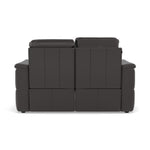 Nicoletti Giacomo 2 Seater Recliner Sofa - 2 Seater Sofa Power Recl Lumber Support CB Torello - Power With Power Headrest Footrest Lumbar & USB — Torello PS Chocol -S 91, gallery image 2