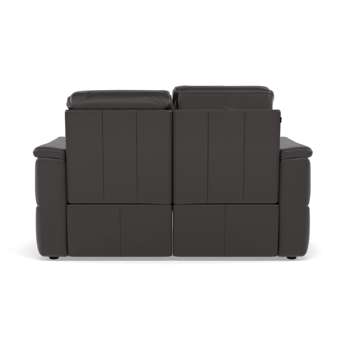 Nicoletti Giacomo 2 Seater Recliner Sofa - 2 Seater Sofa Power Recl Lumber Support CB Torello - Power With Power Headrest Footrest Lumbar & USB — Torello PS Chocol -S 91, gallery image 2