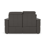 Nicoletti Giacomo 2 Seater Recliner Sofa - 2 Seater Sofa Power Recl Lumber Support CB Torello - Power With Power Headrest Footrest Lumbar & USB — Torello PS Grigio Scuro 327, gallery image 2