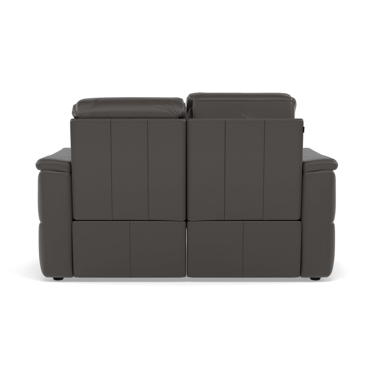 Nicoletti Giacomo 2 Seater Recliner Sofa - 2 Seater Sofa Power Recl Lumber Support CB Torello - Power With Power Headrest Footrest Lumbar & USB — Torello PS Grigio Scuro 327, gallery image 2