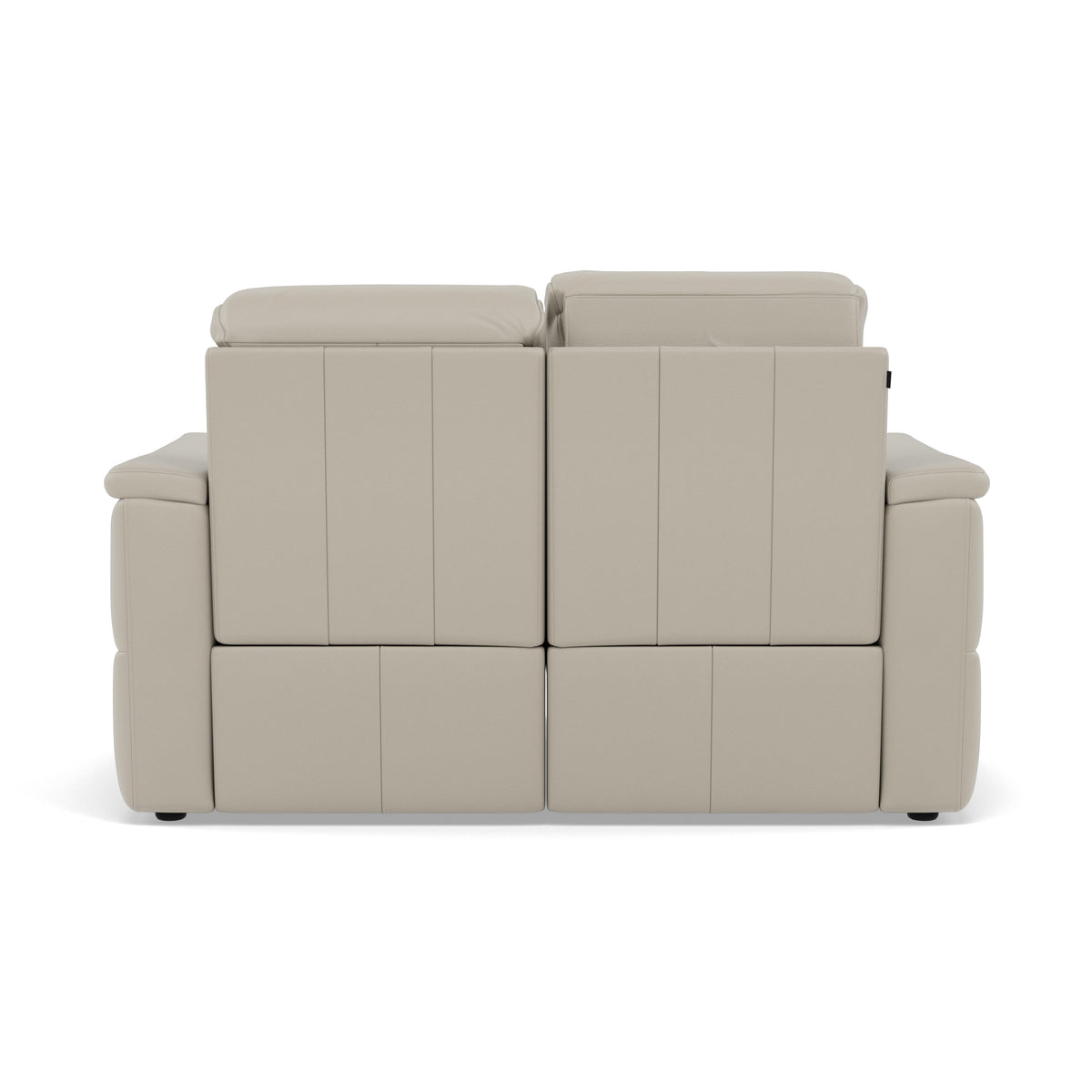 Nicoletti Giacomo 2 Seater Recliner Sofa - 2 Seater Sofa Power Recl Lumber Support CB Torello - Power With Power Headrest Footrest Lumbar & USB — Torello PS Tortora 328, gallery image 2