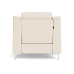 Nicoletti Carmen Armchair - Armchair CB — Feet: Shiny Metal / Torello PS Bianco 93, gallery image 2