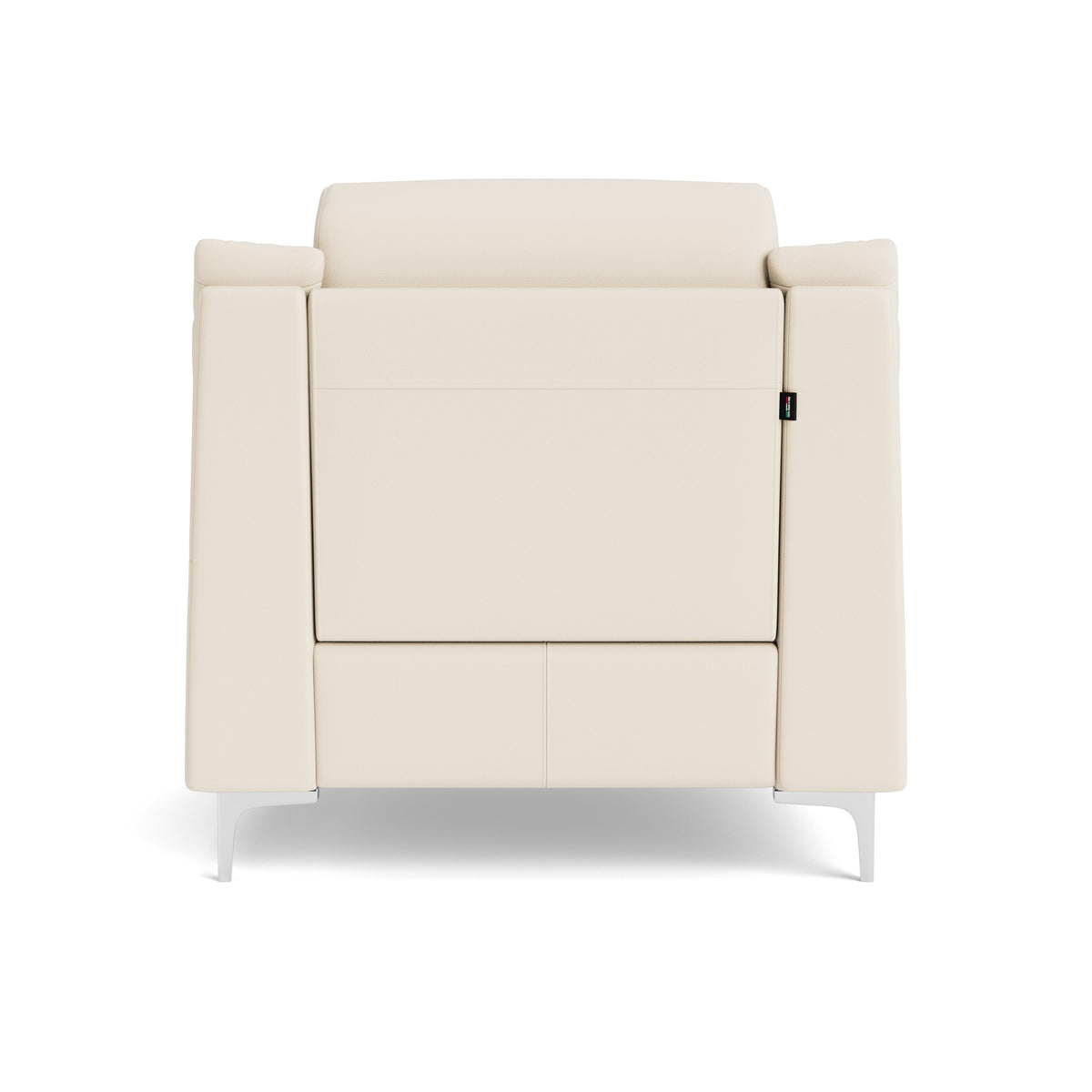 Nicoletti Carmen Armchair - Armchair CB — Feet: Shiny Metal / Torello PS Bianco 93, gallery image 2