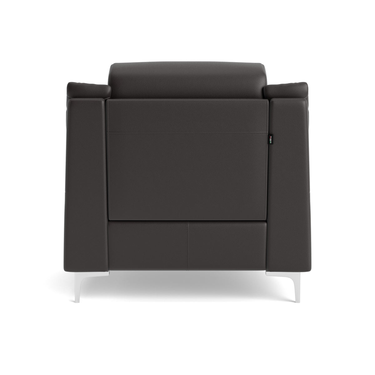 Nicoletti Carmen Armchair - Armchair CB — Feet: Shiny Metal / Torello PS Chocol -S 91, gallery image 2