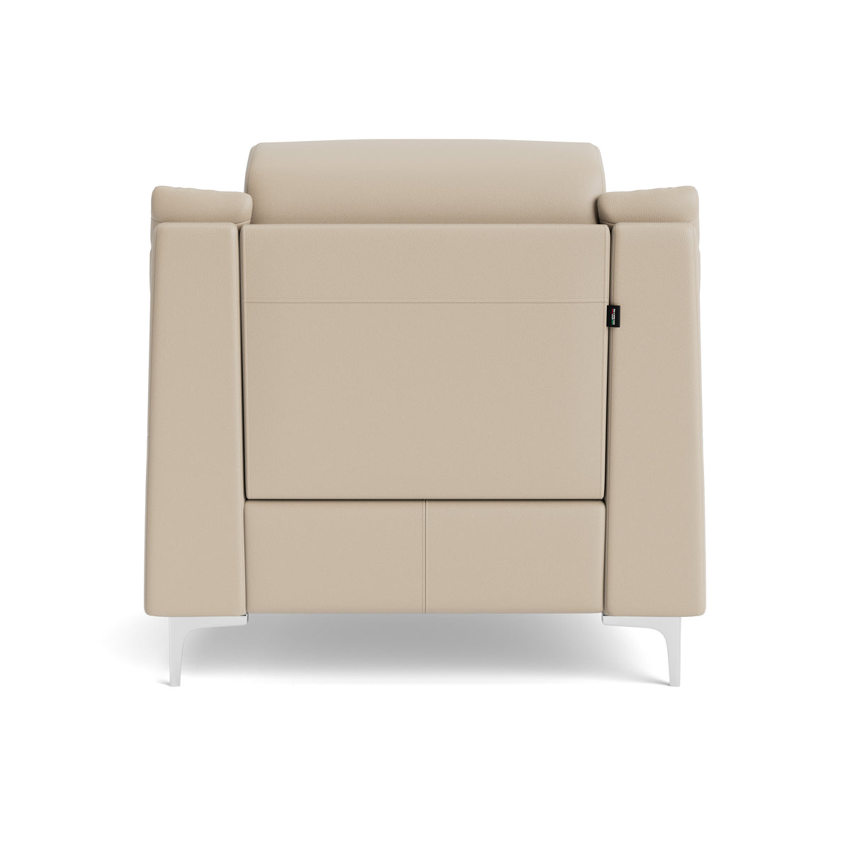 Nicoletti Carmen Armchair - Armchair CB — Feet: Shiny Metal / Torello PS Fango 352, gallery image 2