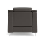 Nicoletti Carmen Armchair - Armchair CB — Feet: Shiny Metal / Torello PS Grigio Scuro 327, gallery image 2