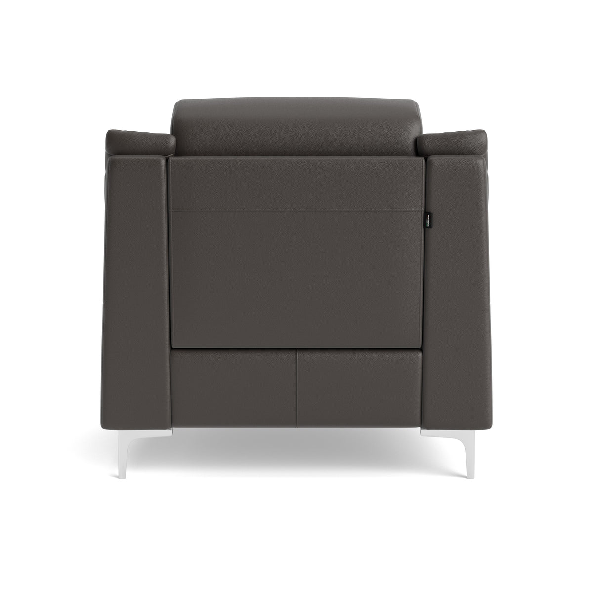 Nicoletti Carmen Armchair - Armchair CB — Feet: Shiny Metal / Torello PS Grigio Scuro 327, gallery image 2