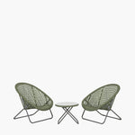 Tobs Lounge Bistro Set Green Sterling Home 2
