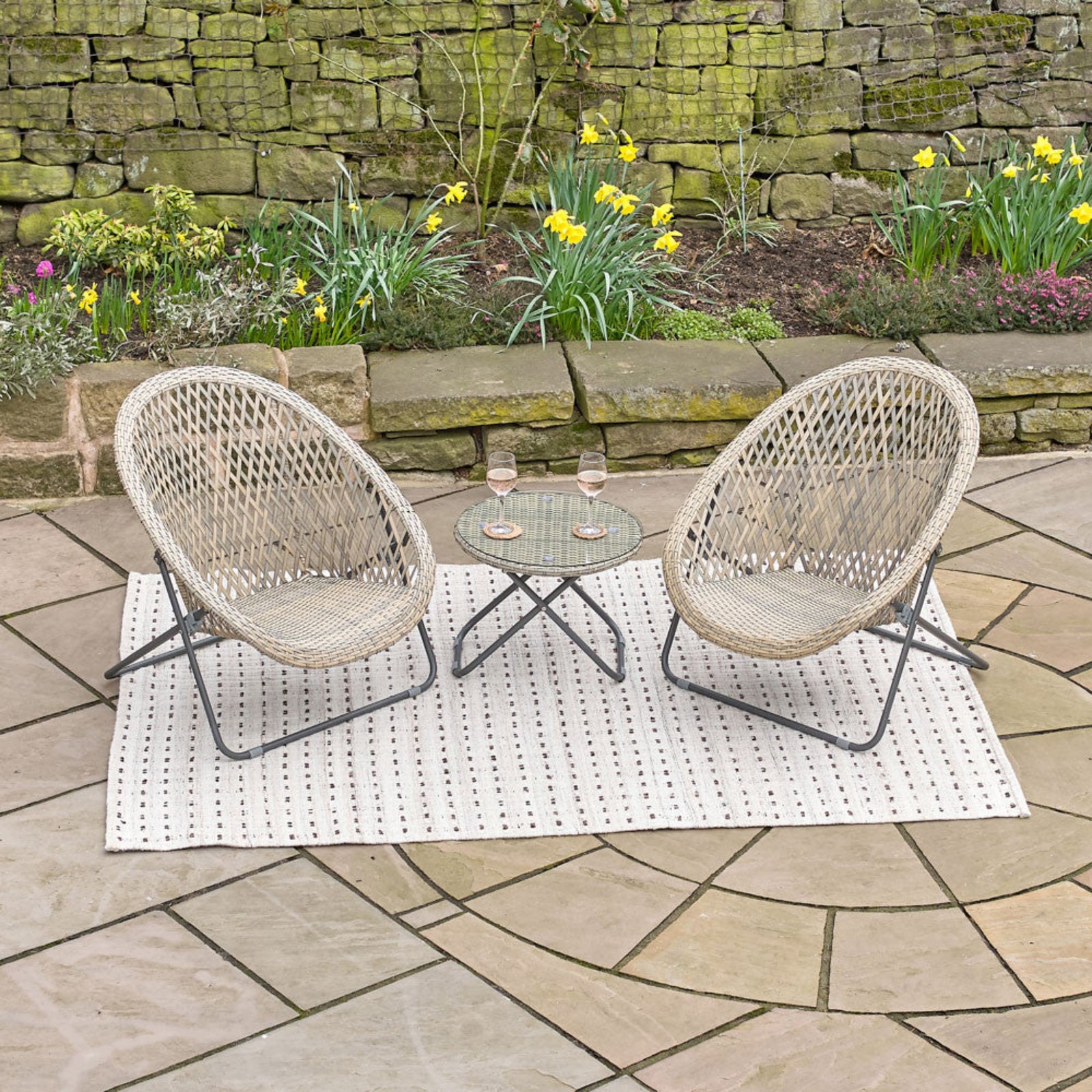 Tobs Lounge Bistro Set Beige Bistro Sets Sterling Home 1