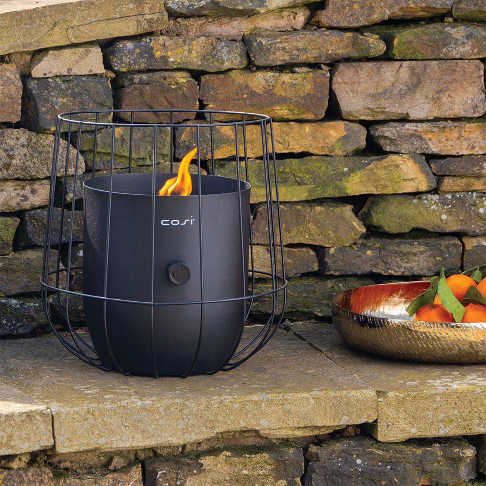 Cosiscoop Basket Black Lantern - Cosiscoop Basket Black Lantern Sterling Home 1