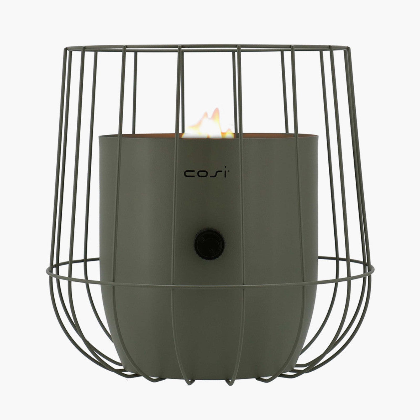 Cosiscoop Basket Olive Lantern - Cosiscoop Basket Olive Lantern Sterling Home 3