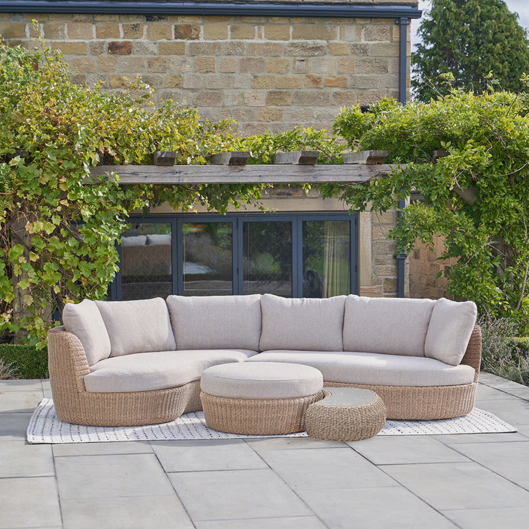 Kampala Outdoor Corner Set Lounge Sets Sterling Home 1