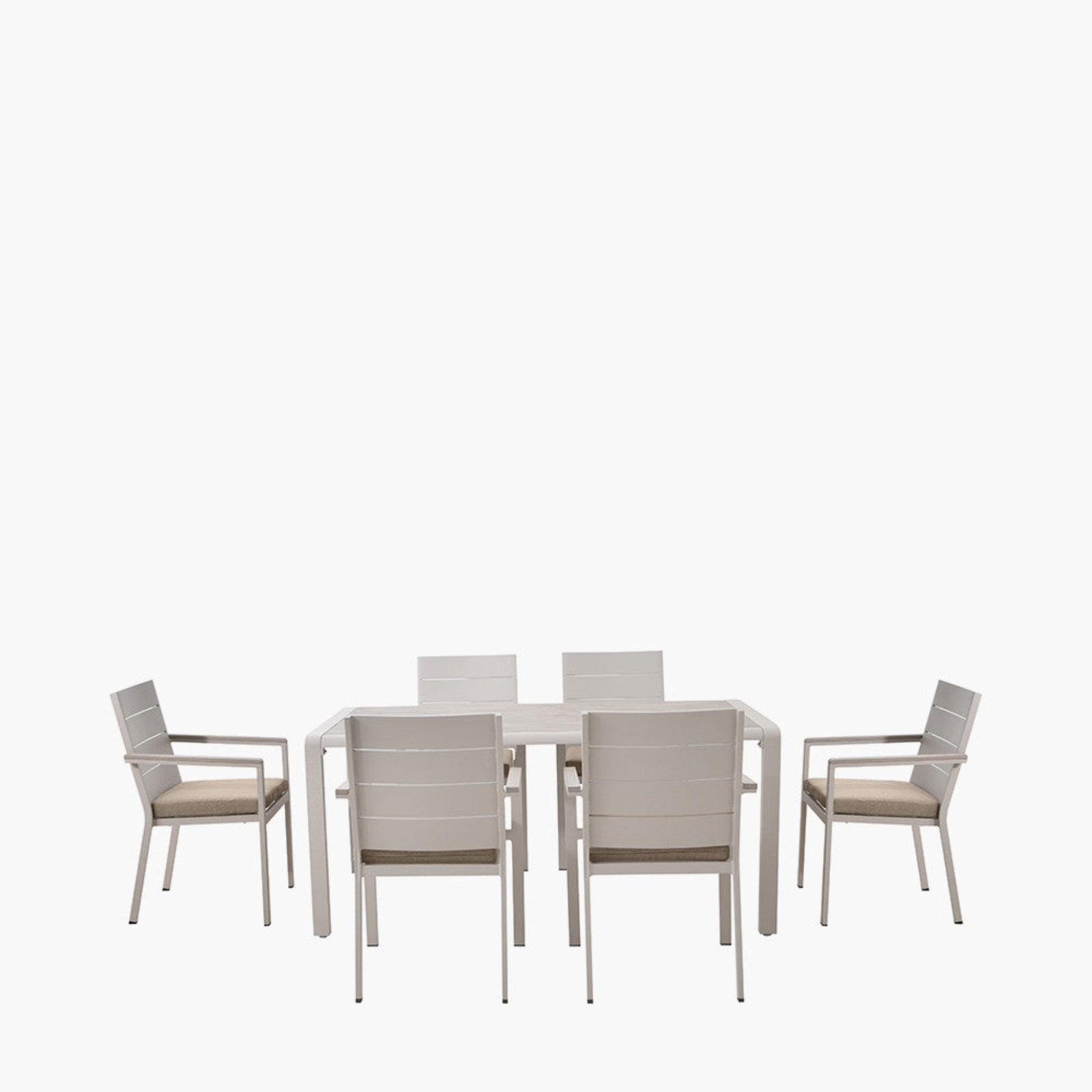 Aruba Outdoor 6 Seater Dining Set - Aruba 6 Seat Dining Set Dining Sets Sterling Home 2