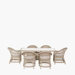 Pattaya Outdoor 6 Seater Dining Set Sterling Home 3