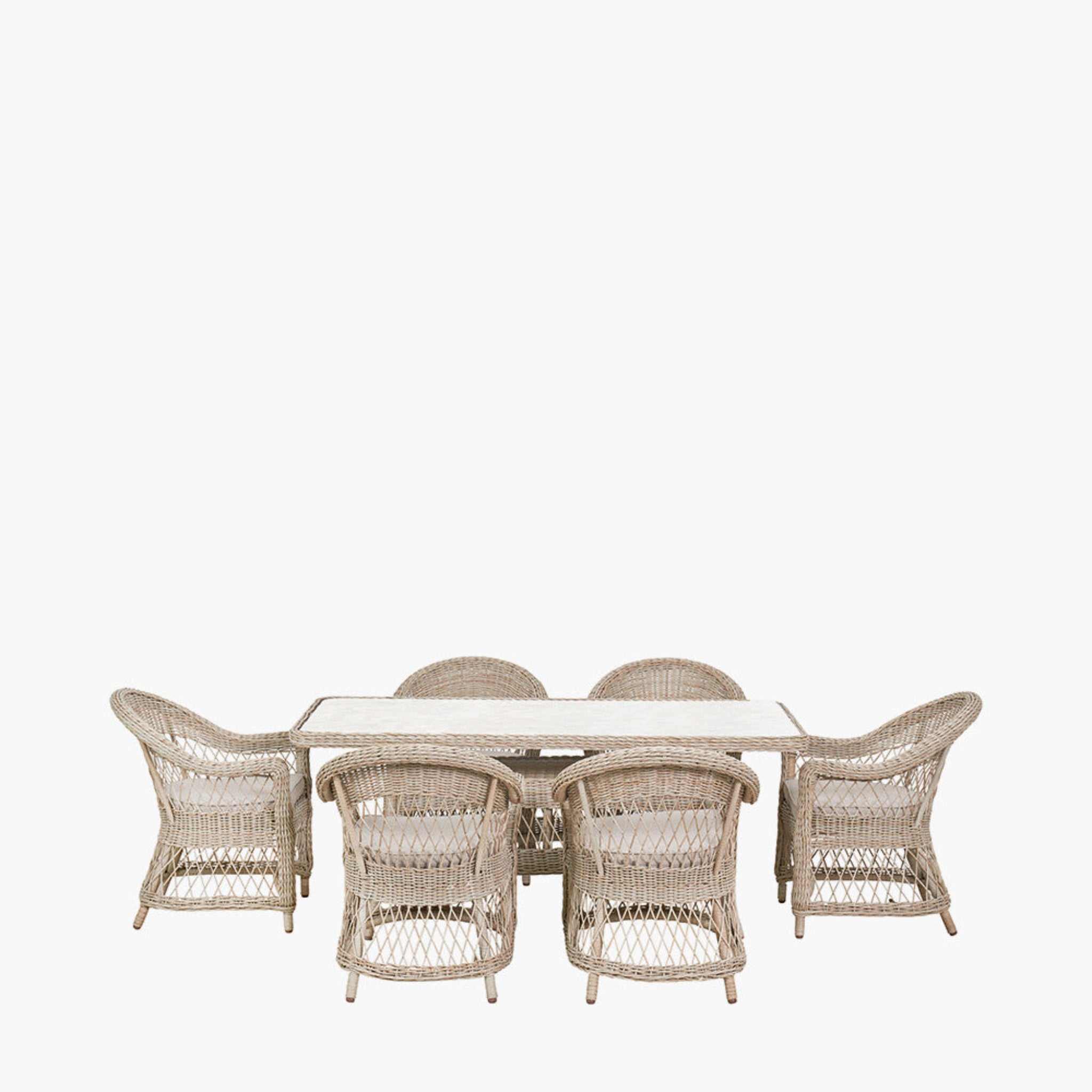 Pattaya Outdoor 6 Seater Dining Set Sterling Home 3