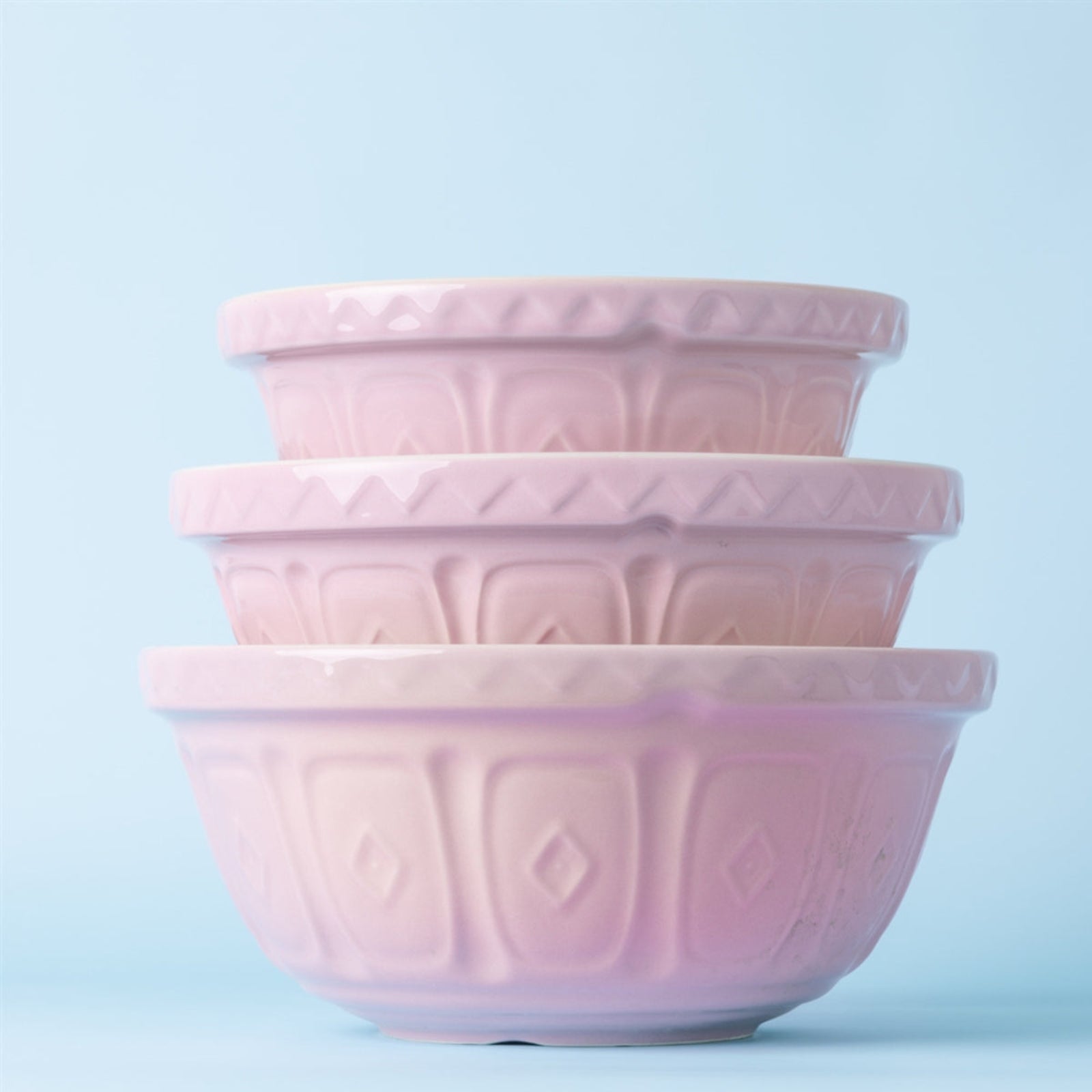 Mason Cash Pink Mixing Bowl - MC Colour Mix S12 Powder Pink Mixing Bowl 29CM Sterling Home 2