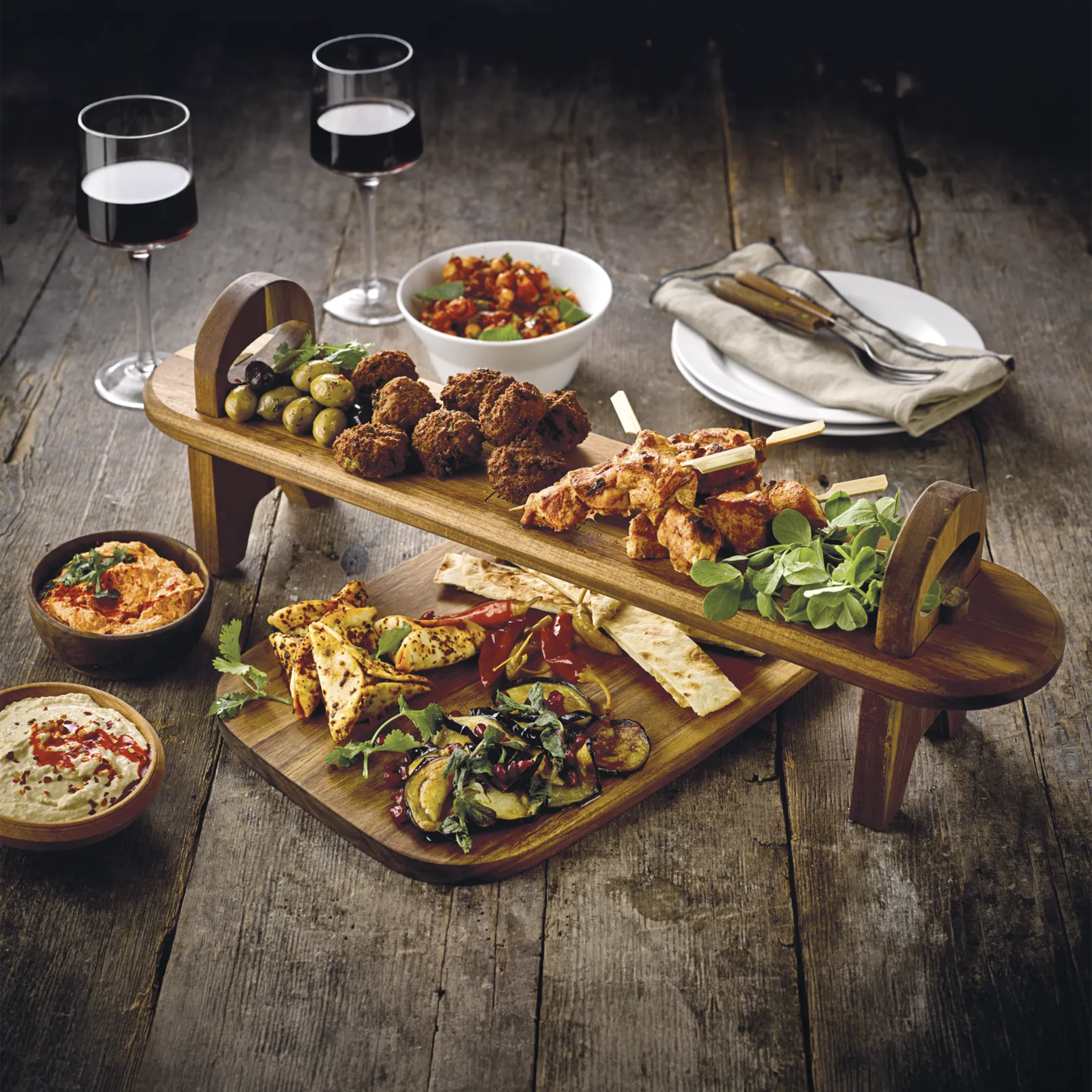 James Martin Raised Serving Board Set Sterling Home 1